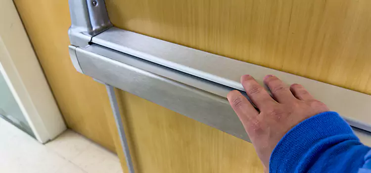 Installing a Push Bar on a Door Elgin